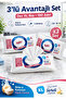 3-Pack Practical Cleaning Beautiful Cleaning Towels - XL Size - Non-Marking - Shiny