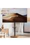 Wooden Floor Monitor Stand with Tray and Wheels for 14-43 inches Screen Monitors or TV, Max Load Bearing 20KG - 2