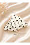 Cream Satin Design Fabric Dubai Buckle with Clasp 13 cm 1 Piece - 3
