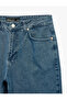 Normal Waist Cotton Bermuda Straight Fit Jean Shorts - 3