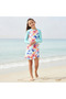 Girls Floral Print Swimwear