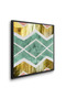 Bohemian Gold Geometric Wall Art | Framed Canvas Print with Gold Foil Embossed | Luxury Modern Decor for Living Room, Bedroom, Office & Gift - 3