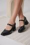 Black Patent Leather Women's Heeled Shoes Tr18Ms08A - 4
