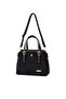 Viatox Vs 1415 Women's Shoulder Bag Handbag Shoulder Bag Daily Black Suede - 3