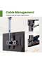 Adjustable Ceiling TV Mount Bracket - Universal Fit for LED, LCD, OLED, Plasma TVs Up to 65 Inches - 6