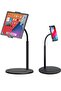Tablet Stand Phone Holder, 360 Degree Rotating Adjustable Desktop Tablet Mount Compatible with iPad/iPhone/Nintendo Switch/Samsung Galaxy Tabs/Kindle