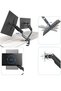 Dual Monitor Mount Stand - Height Adjustable Gas Spring Monitor Arm Desk Mount for 2 Screens - 3