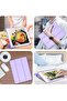 iPad 9.7 Case (2018/2017, 6th/5th Gen) Smart Cover with Pencil Holder – Soft Silicone Back, Full Body Protection, Auto Wake/Sleep, Purple - 5