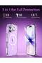 iPhone 17 Clear Case with Tempered Glass & Camera Lens Protector – Shockproof, Anti-Yellowing Full-Coverage Case Compatible with MagSafe - 4