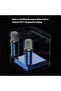 YS 203 Portable Wireless Bluetooth Karaoke Speaker with Stereo Bass and Dual Microphones – Black - 4