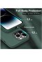 iPhone 14 Pro Max Case with Screen Protector Soft Flexible Silicone Gel Rubber Bumper Cover Slim Fit Shockproof Protective Phone Case for iPhone 14 Pro Max 6.7" Dark Green - 4