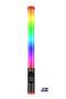 Portable RGB LED Waterproof Lighting Bar with LED Display for Filmmakers and Photographers