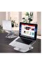 Laptop Stand, Notebook Stand Ergonomic Height Angle Adjustable for MacBook, Dell XPS, Samsung, Alienware - 2