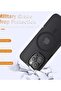 iPhone 14 Pro Max Case, Matte Magnetic, Screen Protector, Magsafe, Slim Shockproof, Black - 2