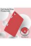 Red Trifold Smart Cover for iPad Air 13 Inch (M2) 2024 – Auto Wake/Sleep, Pencil Holder, and Soft TPU Back - 3