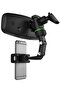 Multifunctional Rearview Mirror Phone Holder with 360° Rotation and 3-in-1 Charging Cable - 2