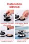 Blue Helicopter Solar-Powered Car Air Freshener – Rotating Aromatherapy Ornament with Aviation Alloy Build - 4