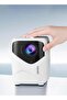 Q1 Portable Video Projector – 1080P Android Projector with WiFi, Bluetooth, and Tripod Stand (White)