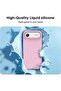 iPhone 17 Air Liquid Silicone Case | Smooth Soft Cover with Microfiber Lining - 5