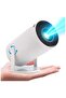 Mini Portable 4K Projector with 2.4/5G WiFi & Bluetooth – 200 ANSI HD, Auto Keystone Correction