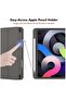 iPad Air 11 Inch Case M2 2024 – iPad Air 5th/4th Gen 10.9 Inch with Pencil Holder, Trifold Stand Smart Case - 4