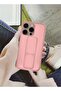 2-Pack Premium PU Leather Case & Screen Protector for iPhone 16 Pro Max – Shockproof, Anti-Scratch, Stand Function, Finger Grip Case Cover (Pink) - 5