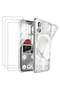 Case for Nothing Phone (2), Crystal Clear TPU Bumper Cover with 3 Tempered Glass Screen Protector