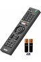 Remote Control RMT-TX100U Replacement for All Sony LCD LED HD Smart TVs, with Netflix Button with battery