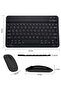 Arabic and English Bluetooth Keyboard and Mouse Combo, Ultra-Slim Portable Compact Wireless Keyboard Set - 6