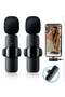 2 PCS Professional Wireless Lavalier Microphone for iPhone iPad only