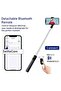 Selfie Stick Tripod, Extendable 3 in 1 Aluminum Bluetooth Selfie Stick with Wireless Remote and Tripod Stand - 5