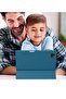 2024 iPad Pro 11" Case (M4, 6th Gen) - Smart Case with Pencil Holder, Touch ID Support, Auto Wake/Sleep Function (Teal) - 6