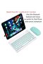 Ultra-Slim Bluetooth Keyboard and Mouse Combo Rechargeable Portable Wireless Set (Green) - 2