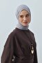 شال Misto Cotton Series باللون الرمادي الفاتح