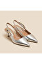 Vesta Triangle Buckle Detailed Heeled Shoes - 3