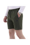 Men's Large Size Flat Lycra Combed Cotton Shorts, Suitable for Sizes up to 150 Kilograms, Khaki - 2