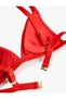 Textured V-Neck Bralette Bikini Top - 2