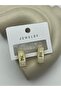 26vpk09 - sparkling pave stone earrings