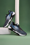 Men Caret-N Bubble Yoga Max Lace-Up Running Shoes-Black - 2