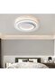 YATAI LIGHTING Modern Round LED Ceiling Light, 100W Built-In LED Fixture with Three-Color Dimming (3000K-6000K) and Switch Control - 5