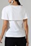 Stoned Sandy Fabric Cape Collar Blouse - 8