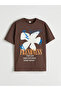 Lcw Kids Brown Crew Neck Printed Boys T-Shirt - 3