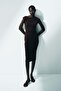 Cap-sleeved dress