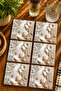 Sea Shells - Starfish Modern Set of 6 Coasters - Uv Printing Mdf - 10X10 cm