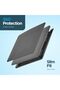 Snap-On Hardshell Cover Impact & Scratch Protection with Keyboard Cover for Apple MacBook Pro 13 (US & UK Layout, Smoke) - 6