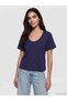 Two Mt Shop Quality U-Neck 100% Cotton Women's T-Shirt