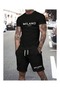 Unisex Oversize Shorts Set Short Sleeve T-Shirt Comfortable Fit Summer Casual Sports