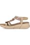 25Y154-4 Beige Women's Slippers - 3