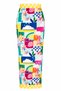 Multi-Colored Mixed Patterned Pareo Voile Fabric 1.20 * 1.20 cm - 2