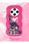 Redmi 14C Compatible Case Camera Protector Red Silicone Couple Phone Case Girl Pattern - 2